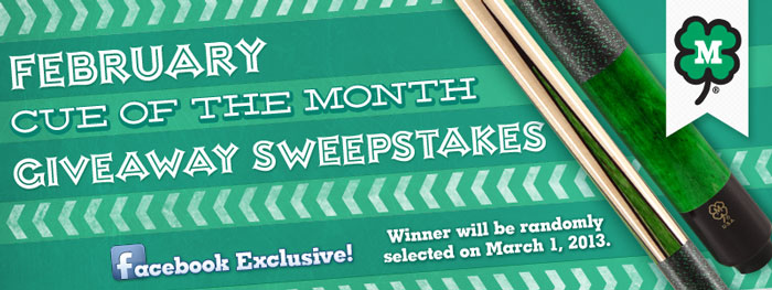 Free Pool Cue Giveaway Sweepstakes Free Pool Cue Giveaway Sweepstakes