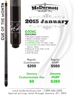 January Cue of the Month