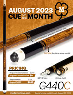 G440C August 2023 Cue of the Month flyer
