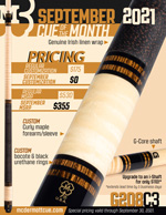 September 2021 Cue of the Month flyer