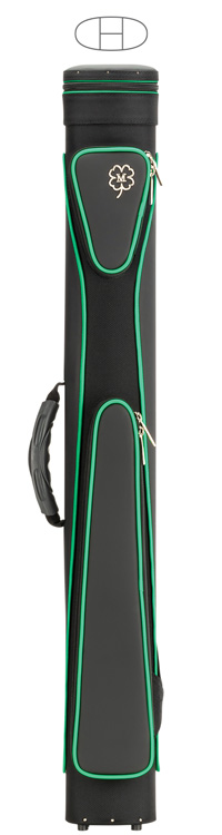 McDermott 2x2 Designer Green Grunge Pool Cue Billiards Case w/ FREE Shipping 