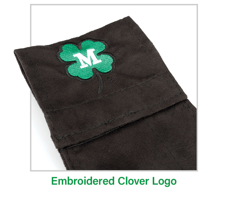 IN STOCK NEW McDermott Clover Logo 1x1 Felt Sleeve Pool Cue Case 75-0941 