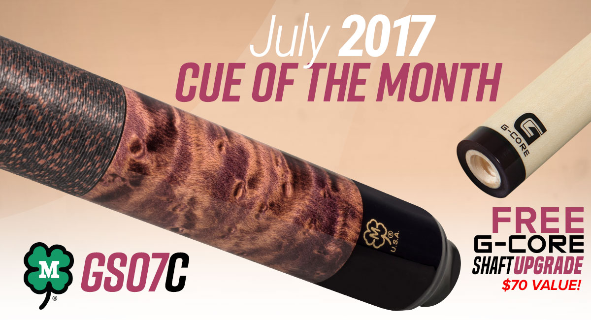 July 2017 Cue of the Month