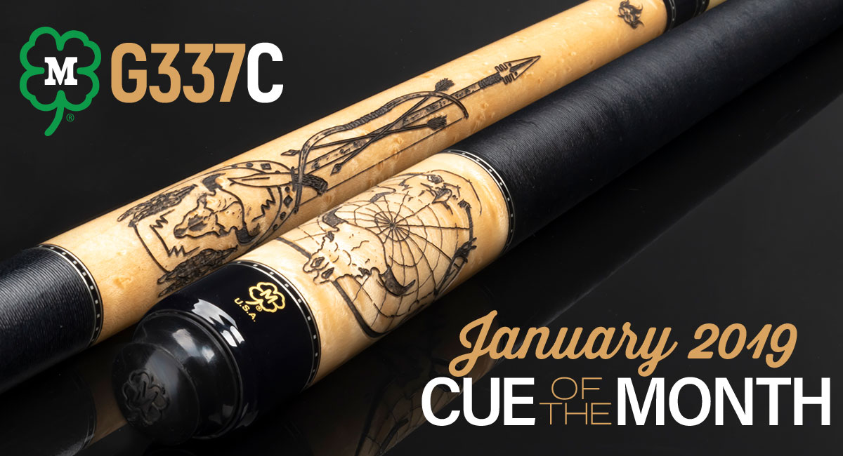 G337C January 2019 Custom Cue of the Month