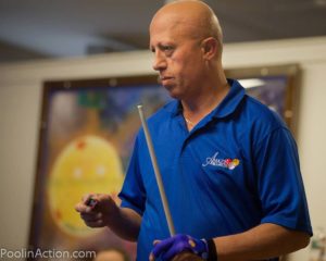 Mazin Shooni chalking up