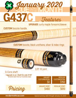 G437C January 2020 Cue of the Month flyer