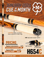 January 2024 Cue of the Month flyer