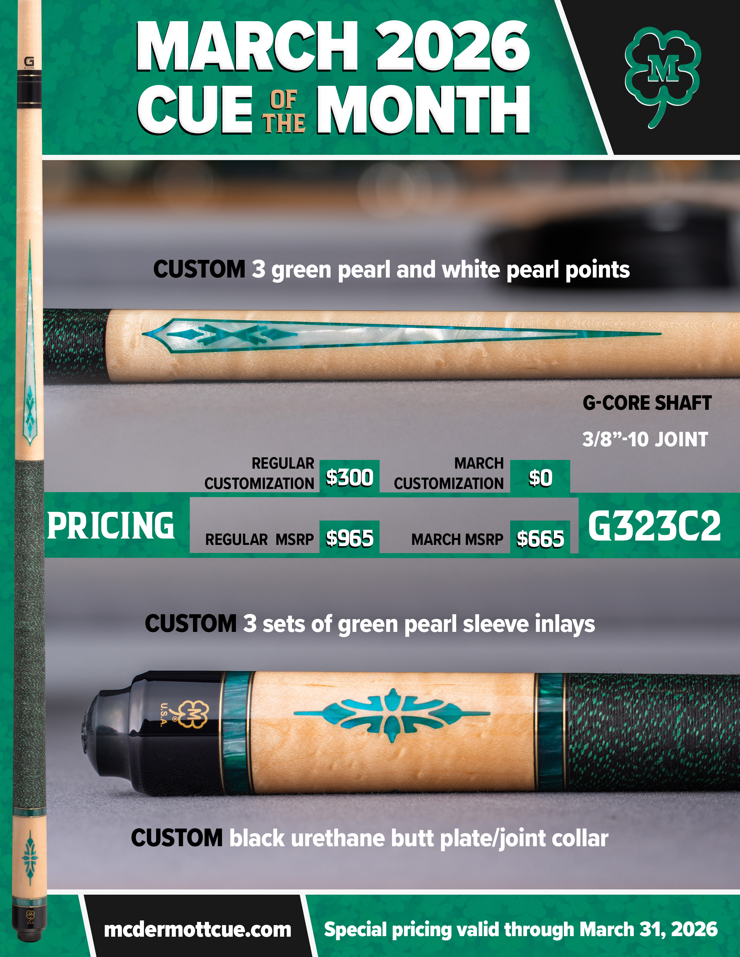 G323C2 | March 2026 Cue of the Month