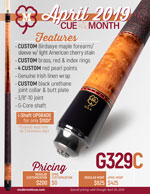 April 2019 Cue of the Month flyer