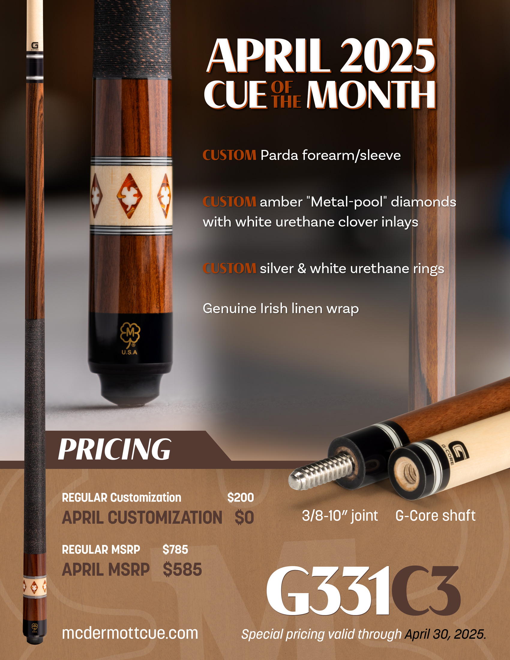G331C3 | April 2025 Cue of the Month
