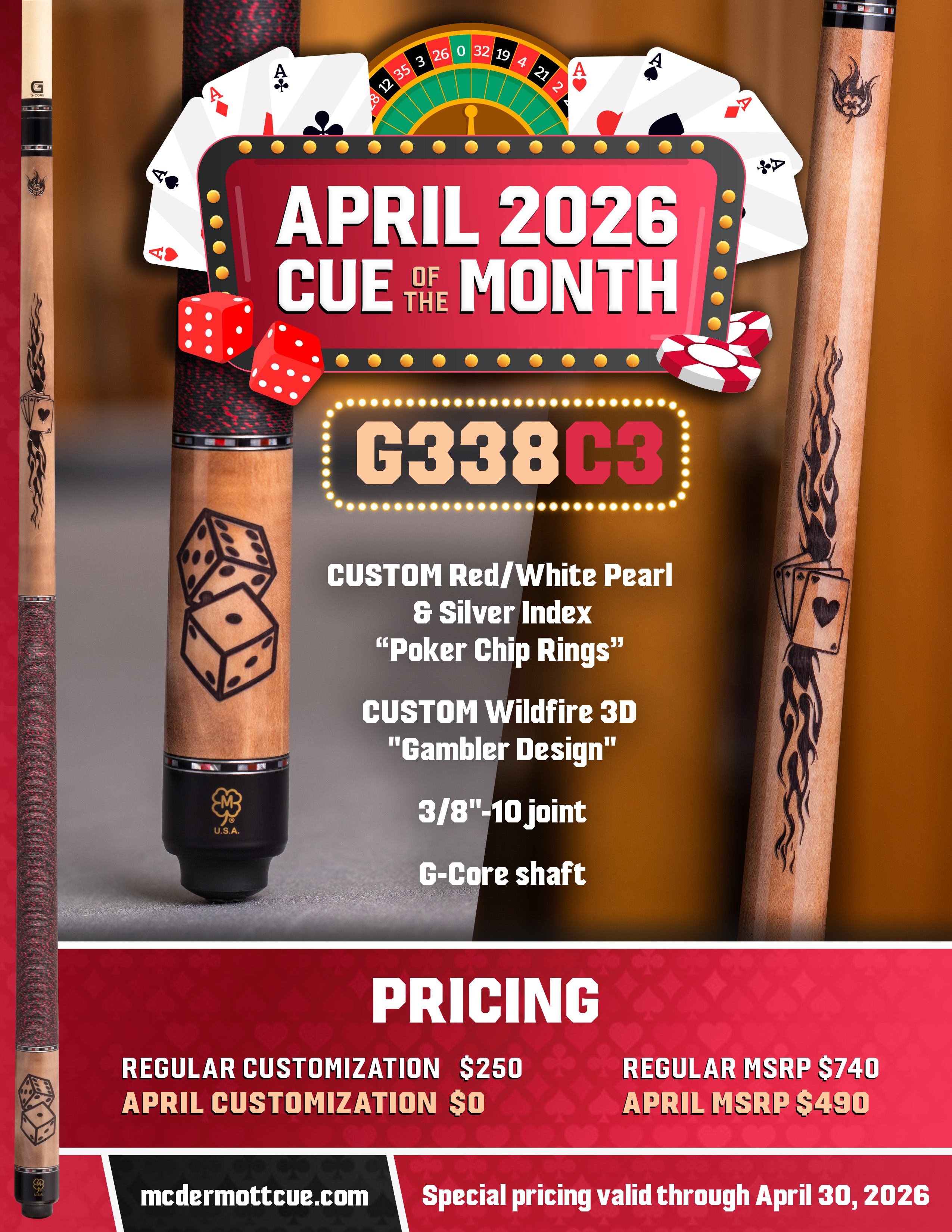 G338C3 | April 2026 Cue of the Month