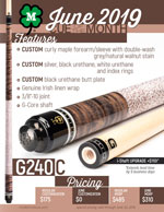 June 2019 Cue of the Month flyer