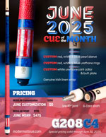G208C4 June 2025 Cue of the Month flyer