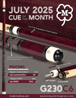 G230C6 July 2025 Cue of the Month flyer