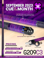 G209C3 September 2023 Cue of the Month flyer