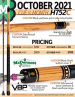 October 2021 Cue of the Month flyer