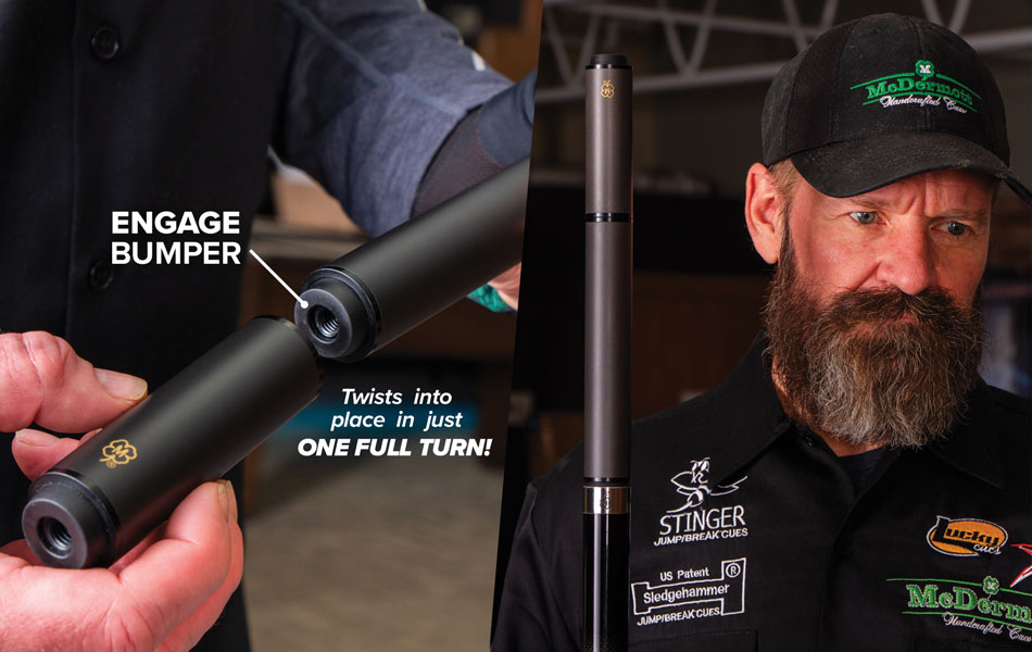 3-in-1 Engage Carbon Fiber Cue Extension