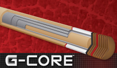 G-Core Low-Deflection Pool Stick Shafts