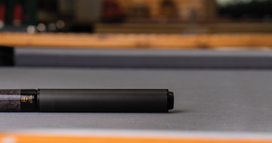 7-inch Engage carbon fiber extension attached to a McDermott cue