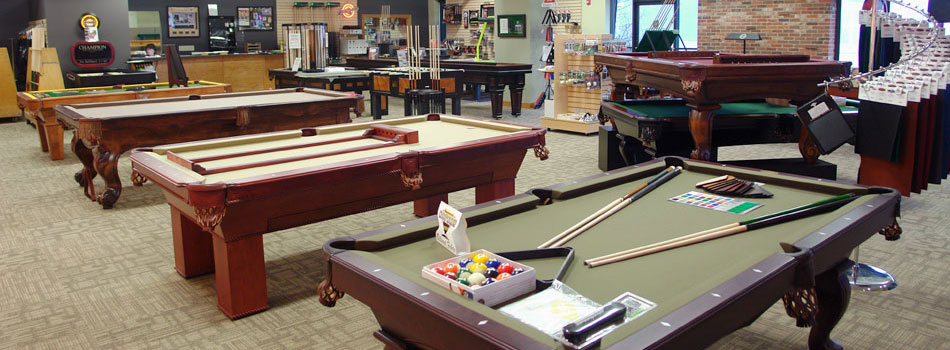 Pool Tables, Shuffleboard, Foosball, Air Hockey Menomonee Falls
