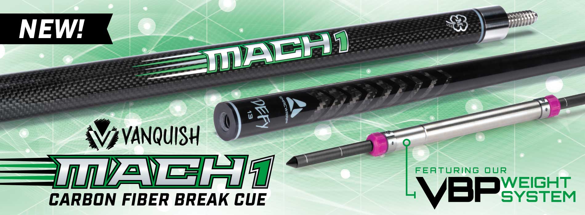 Vanquish Mach 1 Carbon Fiber Break Cue